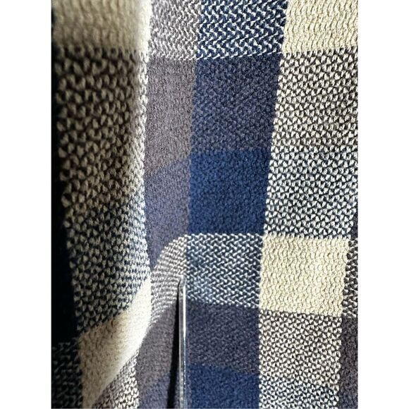 Samurai Surfer Men’s Hooded Embroidered Flannel Shirt Plaid Size M - Picture 3 of 13